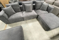 NEW! Stain Resistant 5-Piece Modular Sectional 