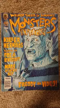 Monsters Attack! #2 October 1989 Poe Lovecraft Freddy Krueger