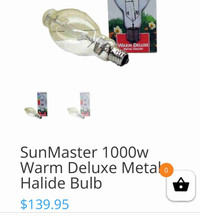 Sunmaster 1000&400 watt 