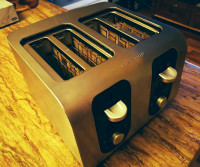 4-Slice Toaster, 7 Settings, Stainless Steel