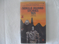 Nebula Award Stories Ten-edited by James Gunn-1976 paperback