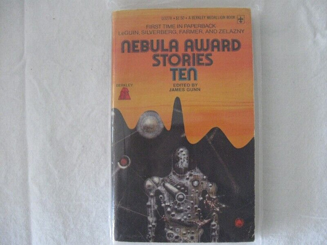 Nebula Award Stories Ten-edited by James Gunn-1976 paperback in Fiction in City of Halifax