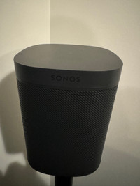 Sonos one SL pair with stands 
