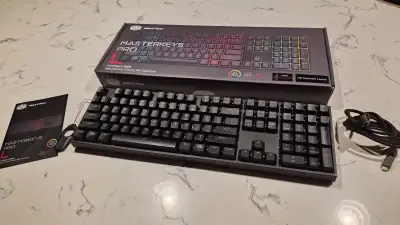 Cooler Master Masterkeys Pro L RGB Cherry MX Brown keyboard, View more