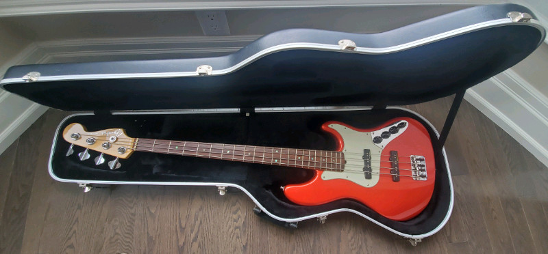 2002 Fender American deluxe jazz bass for sale  
