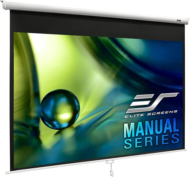 Elite Screens Manual, 80-inch Pull Down Projector Screen in Video & TV Accessories in Oakville / Halton Region