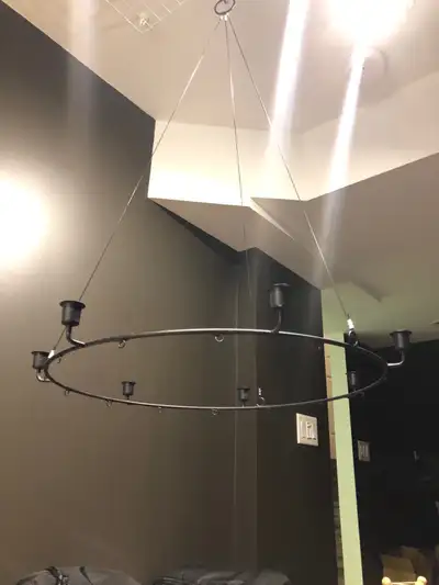 Never used, in perfect condition. Diameter: 22”. Length: 37” Holds 7 candles. Compatible with most w...