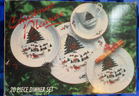 Christmas Place setting for 16 people