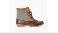 Rutherford Duck BootColor: Cognac/GreySize: 5.5 and 6