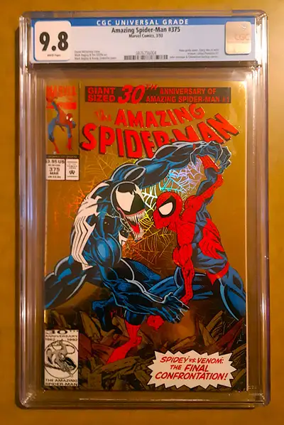 AMAZING SPIDER-MAN 375 CGC 9.8 WP.  LABEL 3876756004., View more