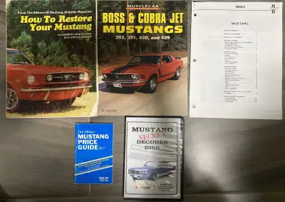 1960s Mustang parts list; -screws 5$ -OBO -shipping costs not included in pricing -How to restore yo...