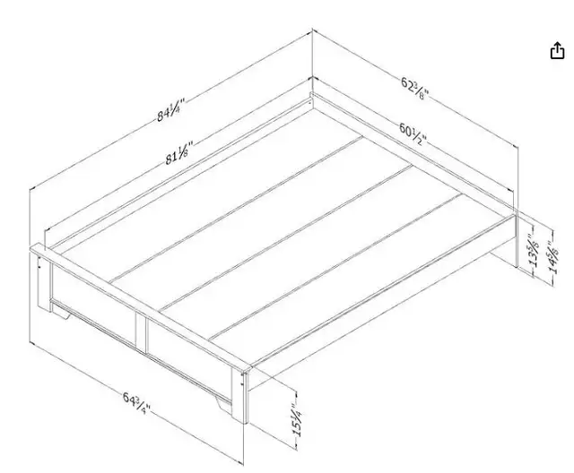 Lit plateforme complet in Beds & Mattresses in Sherbrooke - Image 5