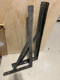 Steel air conditioner metal shelf brackets - $70