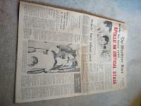Windsor Star, July 19, 1969. Apollo 11 In Critical Stage.