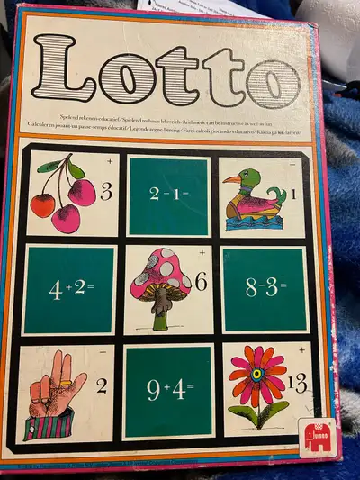 Vtg Arithmetic Lotto game by Jumbo (Hausemann & Hötte) 1978, View more