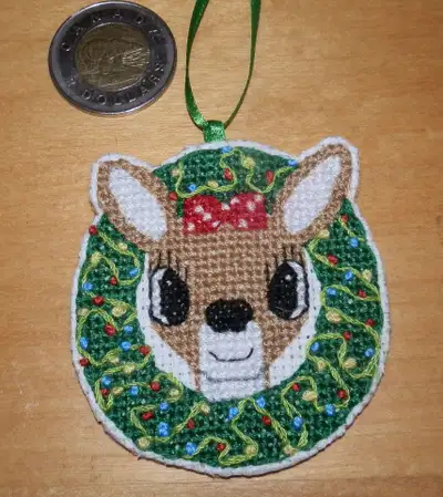 Clarice Ornament - Rudolph the Red Nosed-Reindeer - Handmade, View more