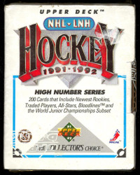 1991-92 UPPER DECK ... HIGH FACTORY SET … 200 cards … TKACHUK RC