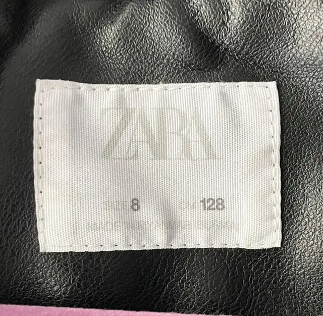 Zara Girls Faux Leather Biker Jacket (Size 8) in Kids & Youth in City of Toronto - Image 8