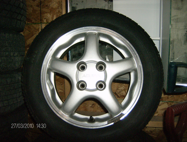 Ete Pneu Av/Jante - Summer Tires w/Mags 14 et 15 " Honda Acura dans Pneus et jantes  à Ville de Montréal - Image 2