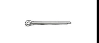 Fabory 3"Low Carbon Steel Cotter Pin 3/8" dia. 41JW95 3pksNew $5