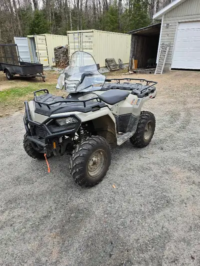 2023 Polaris sportsman 570. Only has 504 kilometers on it. Winch and windshield. Selling because I h...