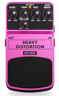Behringer HD300 Heavy Metal Distortion Effects Pedal NEW $55