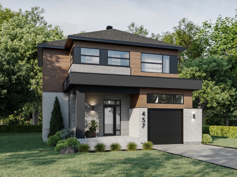 Modèle Marie maison 2 étages avec 3 chambres TERRAIN INCLUS Maisons