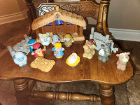 Little people nativity scene complete