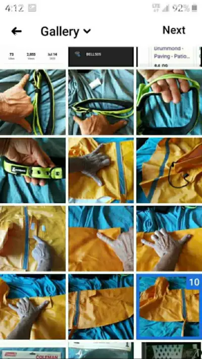 Yellow large dog new Paid 60$ Yellow medium dog 10$ Fabric coats medium dog 3$ Cat harness 5$ Dog ha...