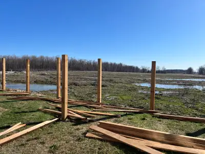 post hole digging , View more