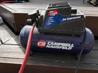 CAMPBELL -HAUSER 110 PSI AIR COMPRESSOR, NAILER AND STAPLER