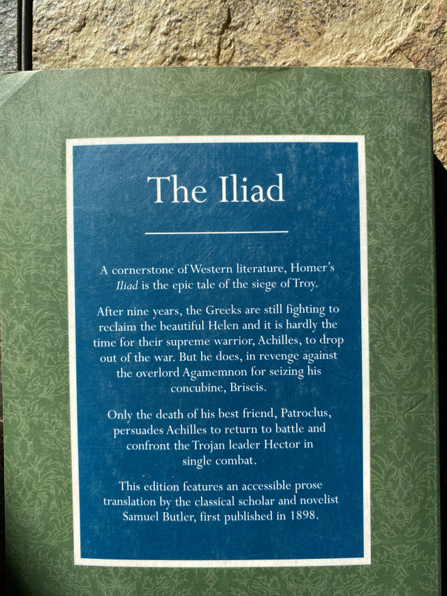 The Iliad by Homer in Fiction in Edmonton - Image 2