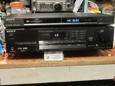 i have one stereo system for sale Sony receiver and Sony CD/DVD player as a combo very good conditio...