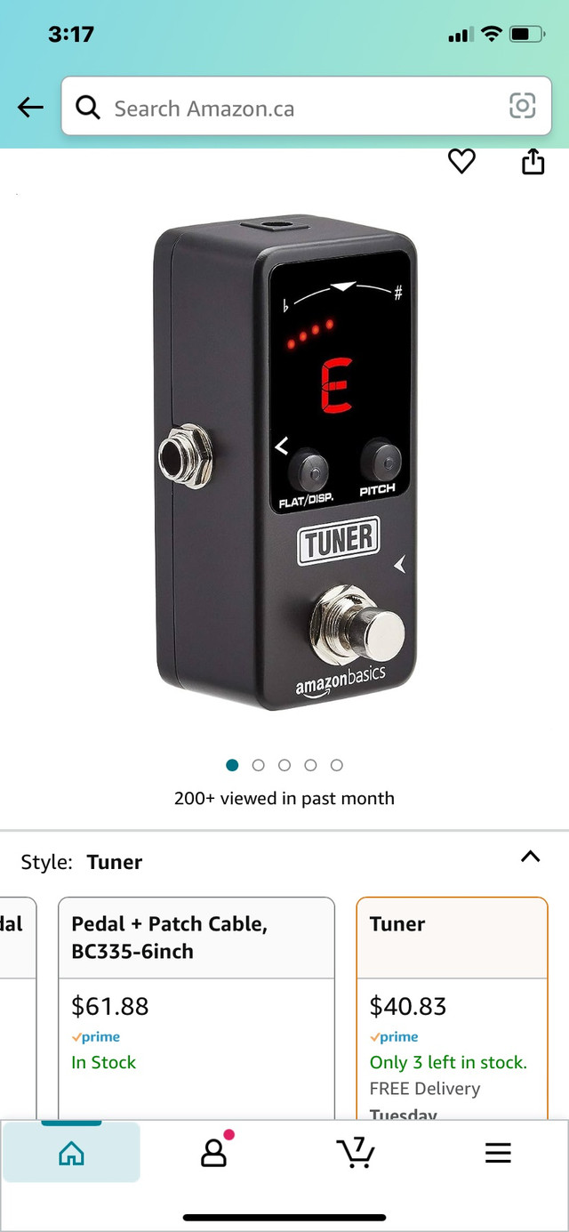 Guitar tuner by Amazon in Amps & Pedals in Windsor Region