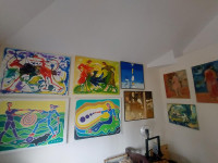 High end Modern Art sale - spectacular oil & acrylic Paintings b