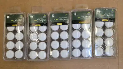 Stanley Hardware SPV8015 Knob 10Pk (x5) in White, View more
