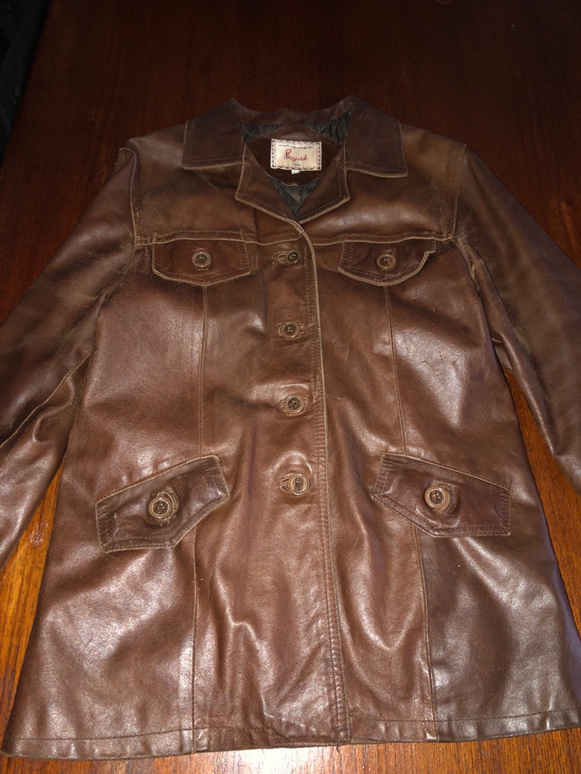 Manteau en cuir vintage- Medium dans Hommes  à Ville de Montréal