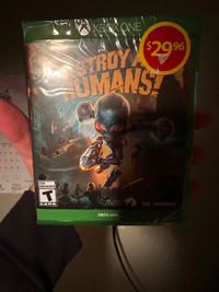 Destroy all humans! Xbox one Series X NEUF