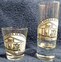 Saint Pierre and Miquelon Shot Glass Set