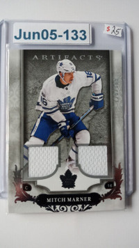 2018-19 Artifacts Mitch Marner Serial /165 Materials Silver #16