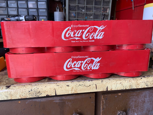 Coca Cola 2 litre plastic tray (2 total) in Arts & Collectibles in Oshawa / Durham Region