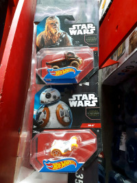 Star Wars Hot Wheels! (New)
Chewbacca & BB-8!