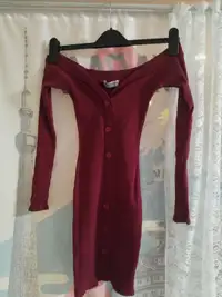 Robe moulante (Rouge vin) / Bodycon dress (Red wine)