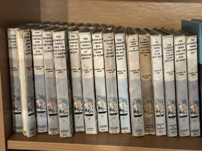 Great variety of classic literature for a collector. Collection of vintage Bobbsey Twins books I hav...