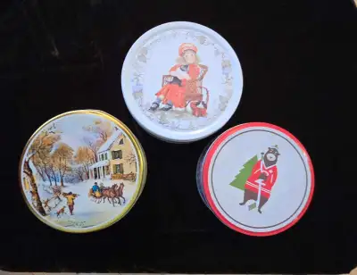 Pretty Printed Tin Containers, View more