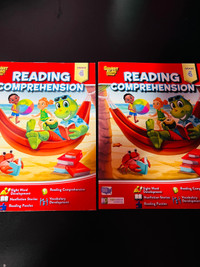 Brand new and unused grade 4 reading comprehension, math books! 