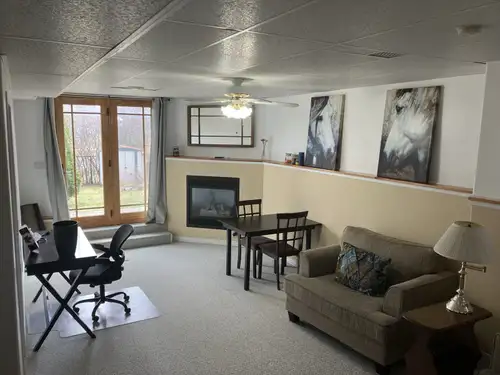 Attractive, spacious (900 sq ft), and bright with high ceilings throughout. Separate, private entran...