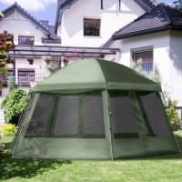 Camping Tent for 6-8 Person, Portable Family Tent with Carrying 