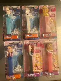 PEZ LOT 6 Walt Disney Princess Frozen