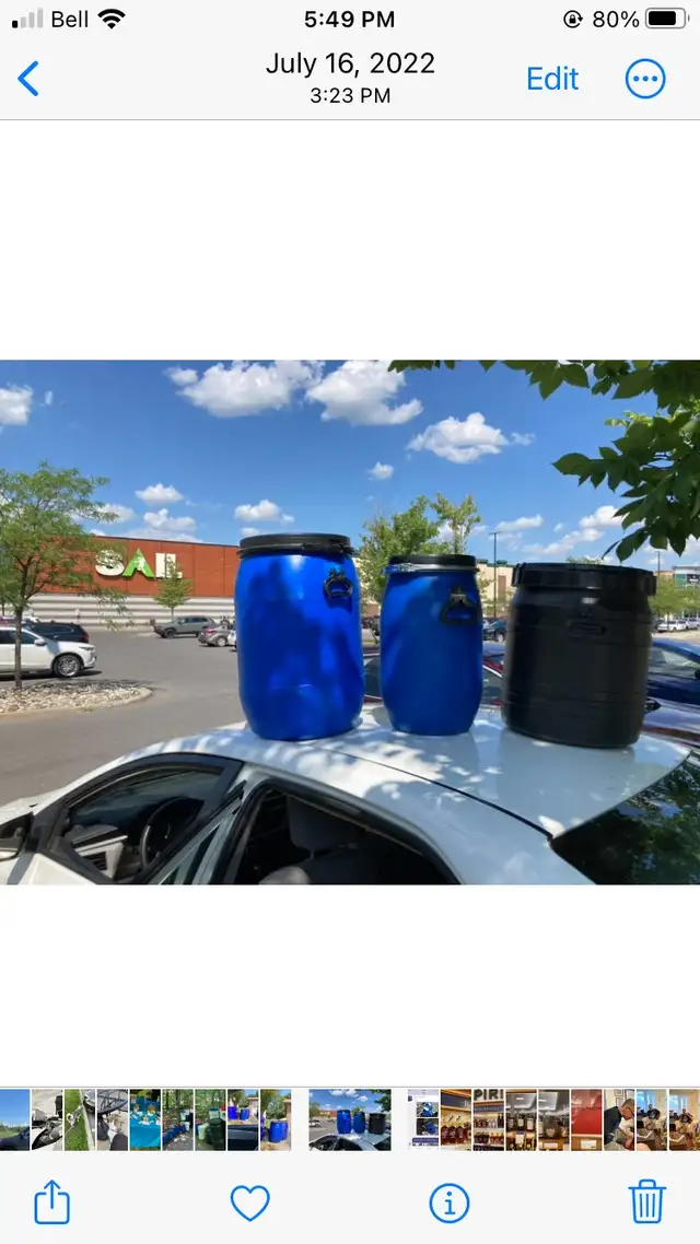 Guelph:  Canoe, Bear, Portage, Camping Barrels in Outdoor Tools & Storage in Guelph - Image 5